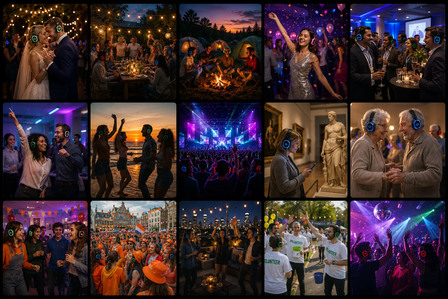 15 originele Silent Disco ideeën voor elk feest