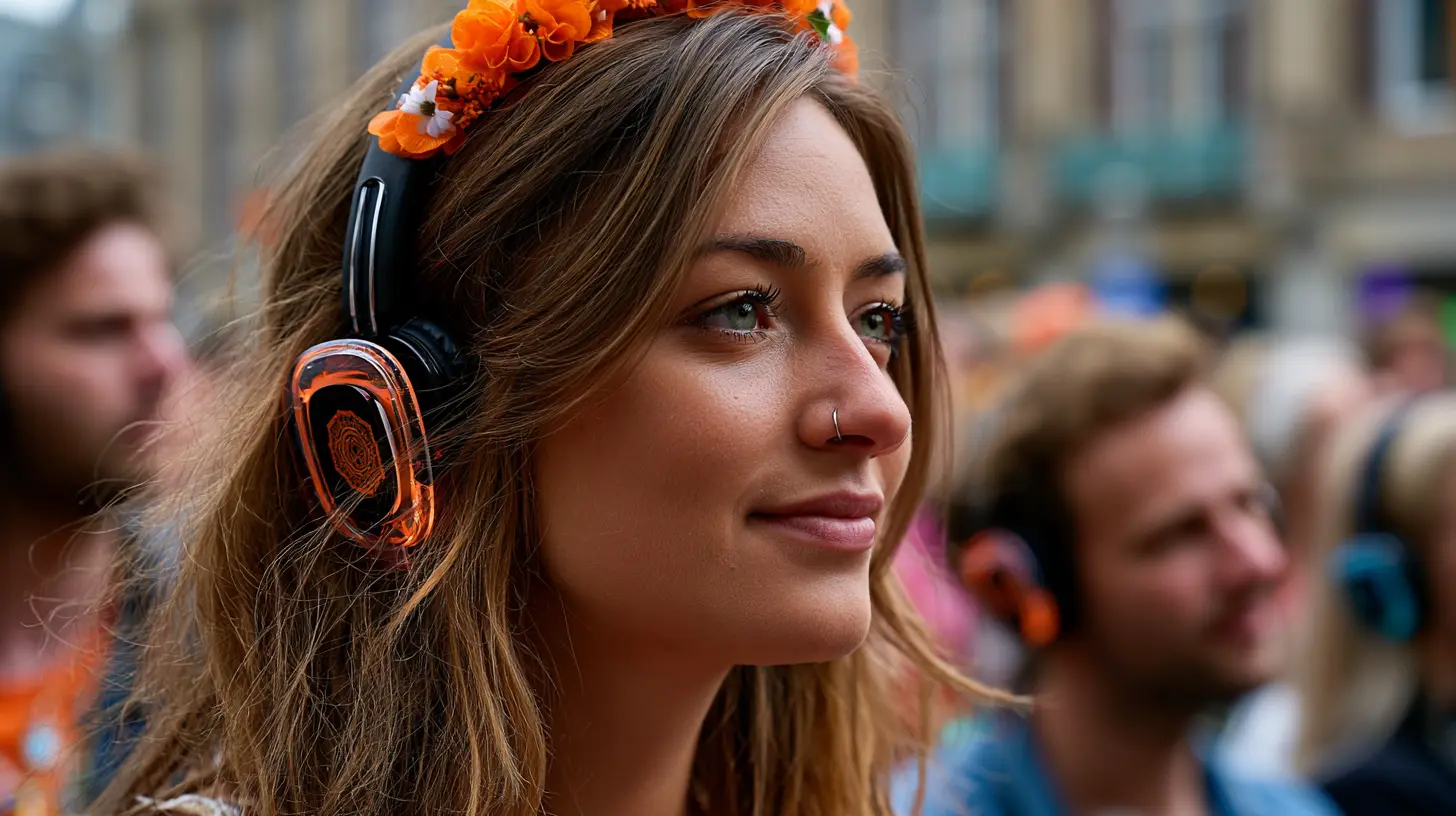 Silent Disco op Koningsdag: Oranje zonder overlast