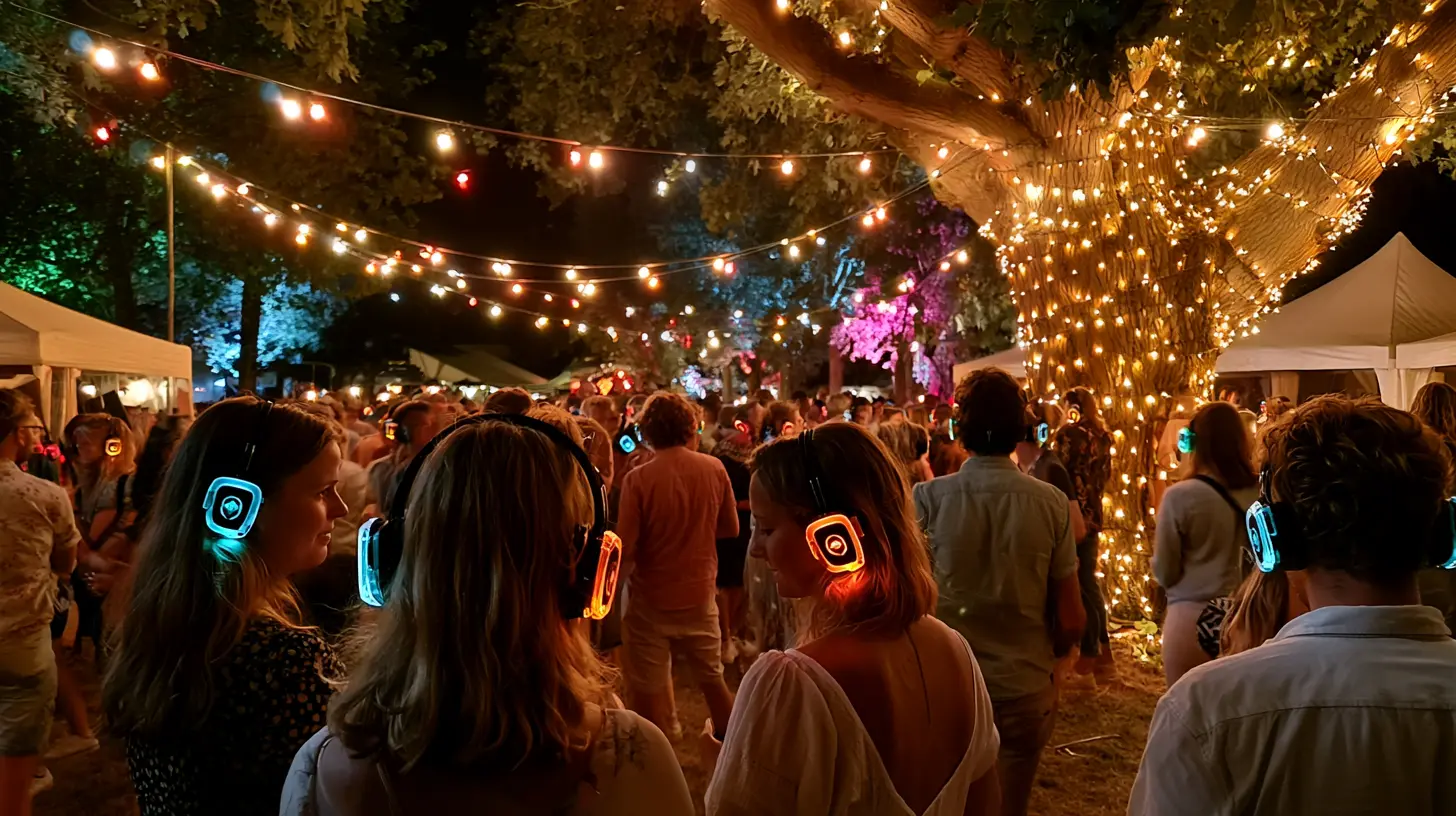 Silent Disco op de camping: Feesten zonder klachten