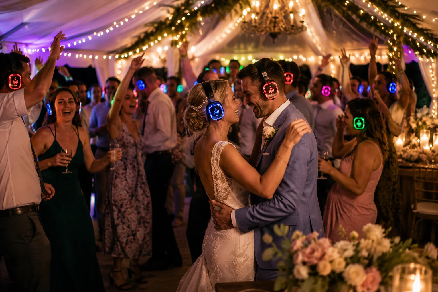 Silent Disco op een bruiloft: Dansen zonder geluidsoverlast